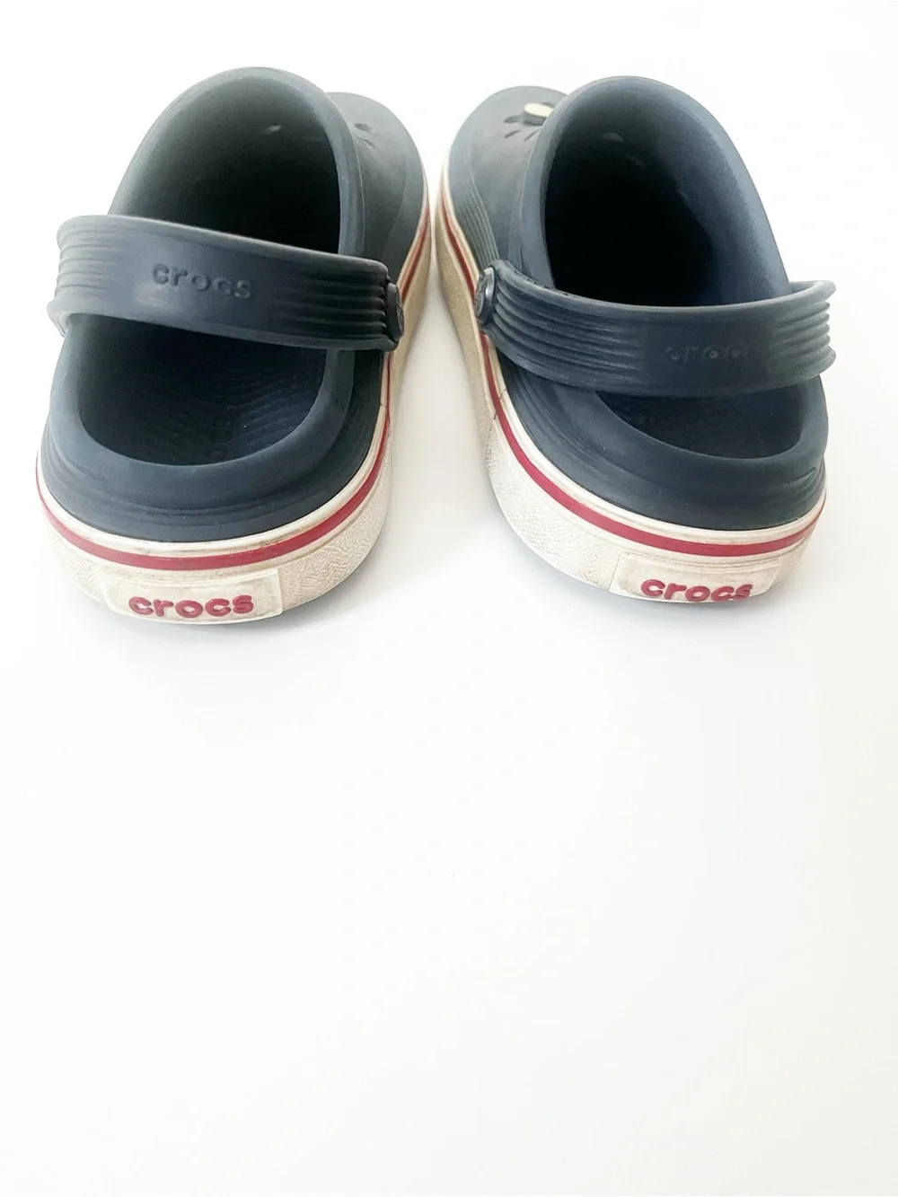 Navy Crocs with Jibbitz - Kids Size 3